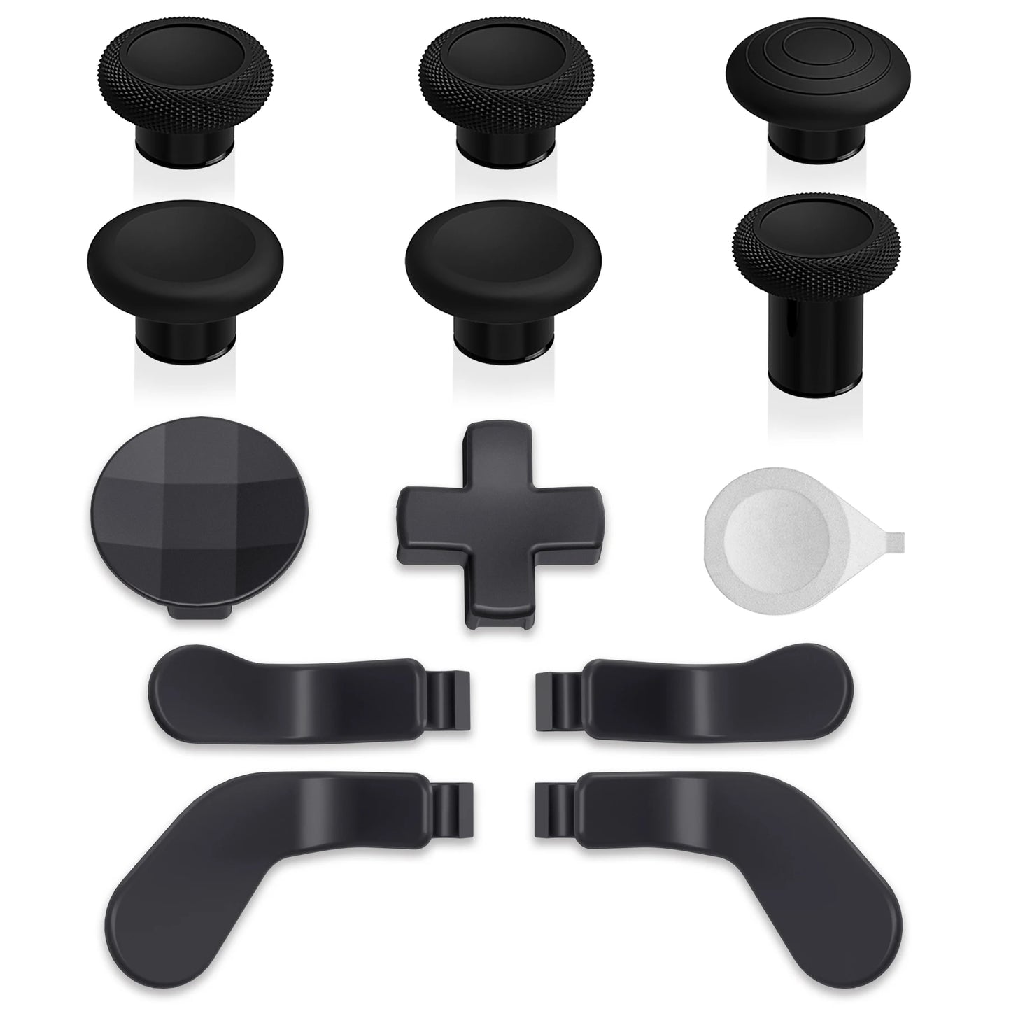 eXtremeRate Metal Thumbsticks & Adjustment Tool, D-Pads, Paddles for Xbox Elite Series 2 Controller, 13 in 1 Component Pack Kit