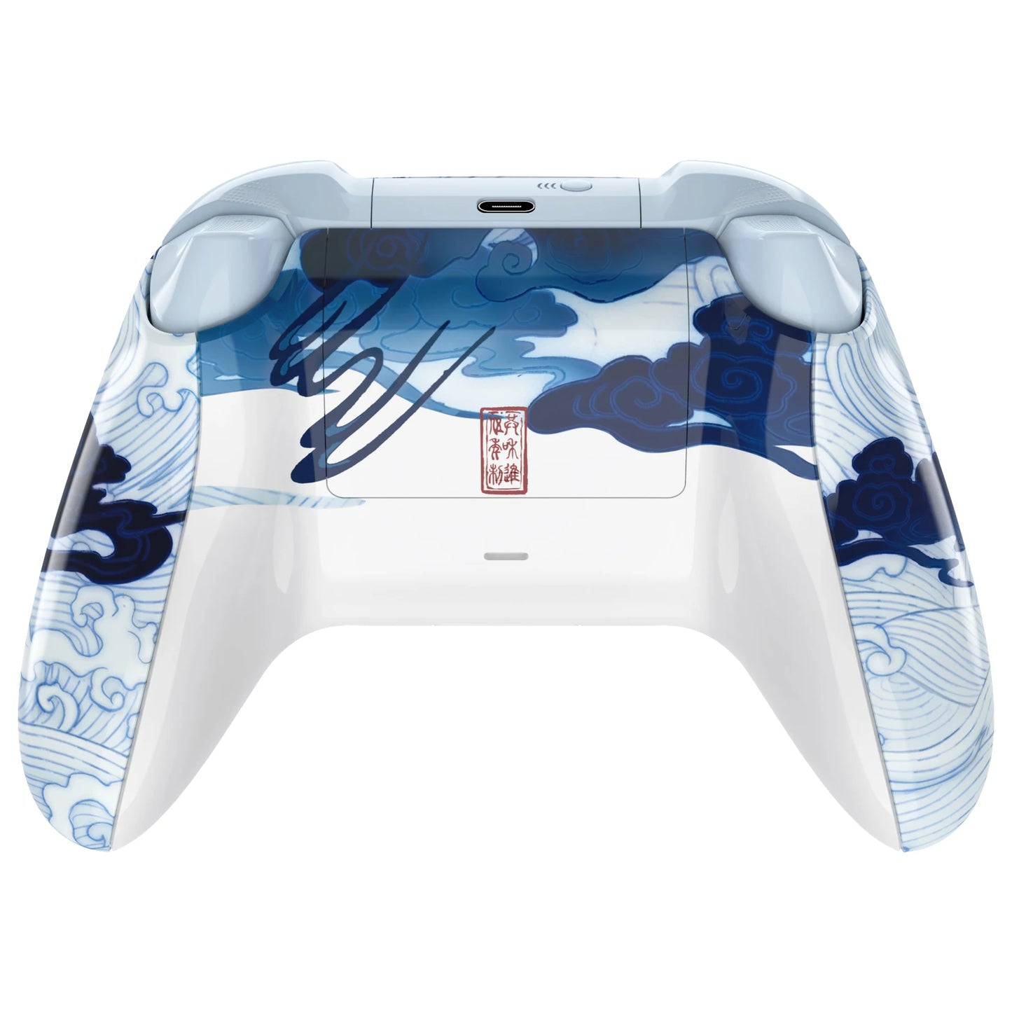 eXtremeRate Full Set Housing Shell Buttons for for Xbox Core Wireless Controller, Side Front Back Plate Cover - Easter Rabbit