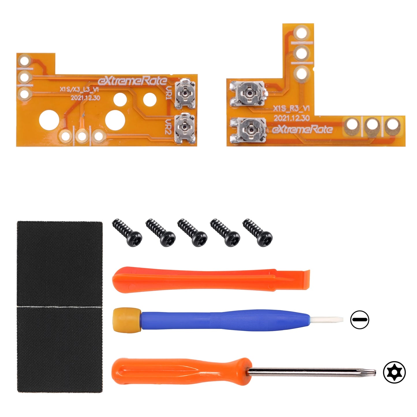 eXtremeRate Drifix Thumbsticks Drift Fix Repair Kit for Xbox One S & X Controller, Analog Stick Joystick Regulator Circuit Board