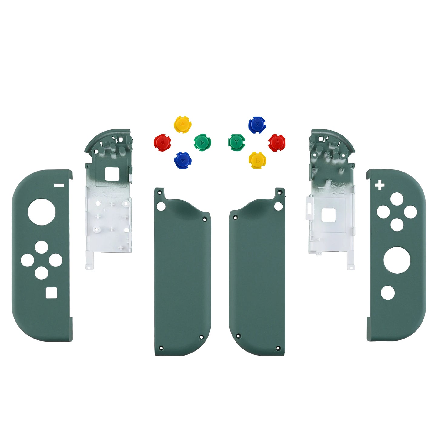 eXtremeRate DIY Replacement Shell Case for NS Switch & OLED JoyCon - Pine Green