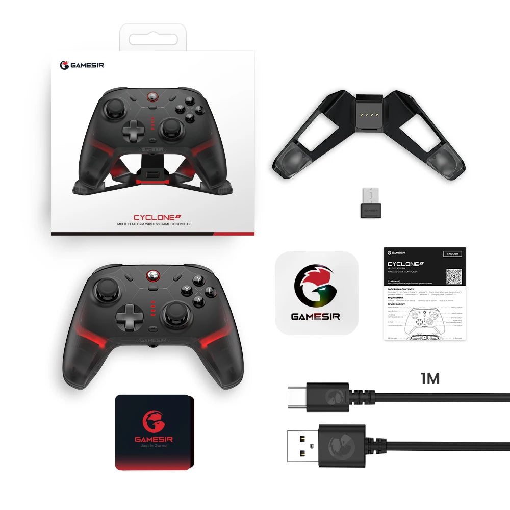 GameSir Cyclone 2 Wireless Gaming Controller for PC/Switch/iOS/Android