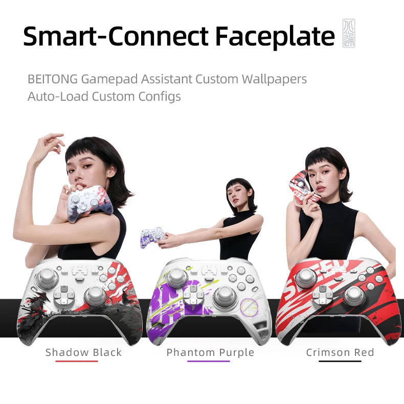 Beitong KP70 Elite: AI-Enhanced Wireless Gaming Controller  for PC/Switch 1&2/Android