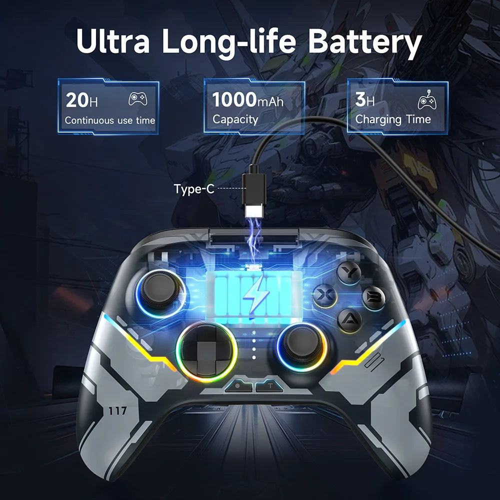 EasySMX X15 Wireless Gaming Controller For PC/Switch/Steam/Android/iOS