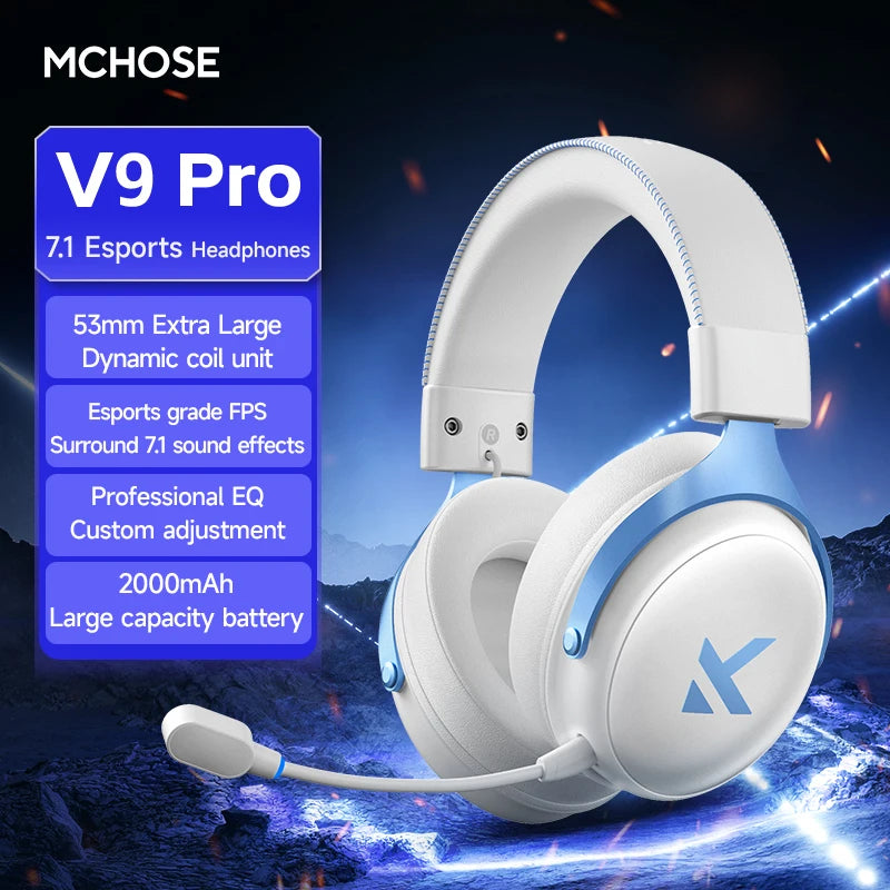 MCHOSE V9 Pro E-Sports Wireless Gaming Headset