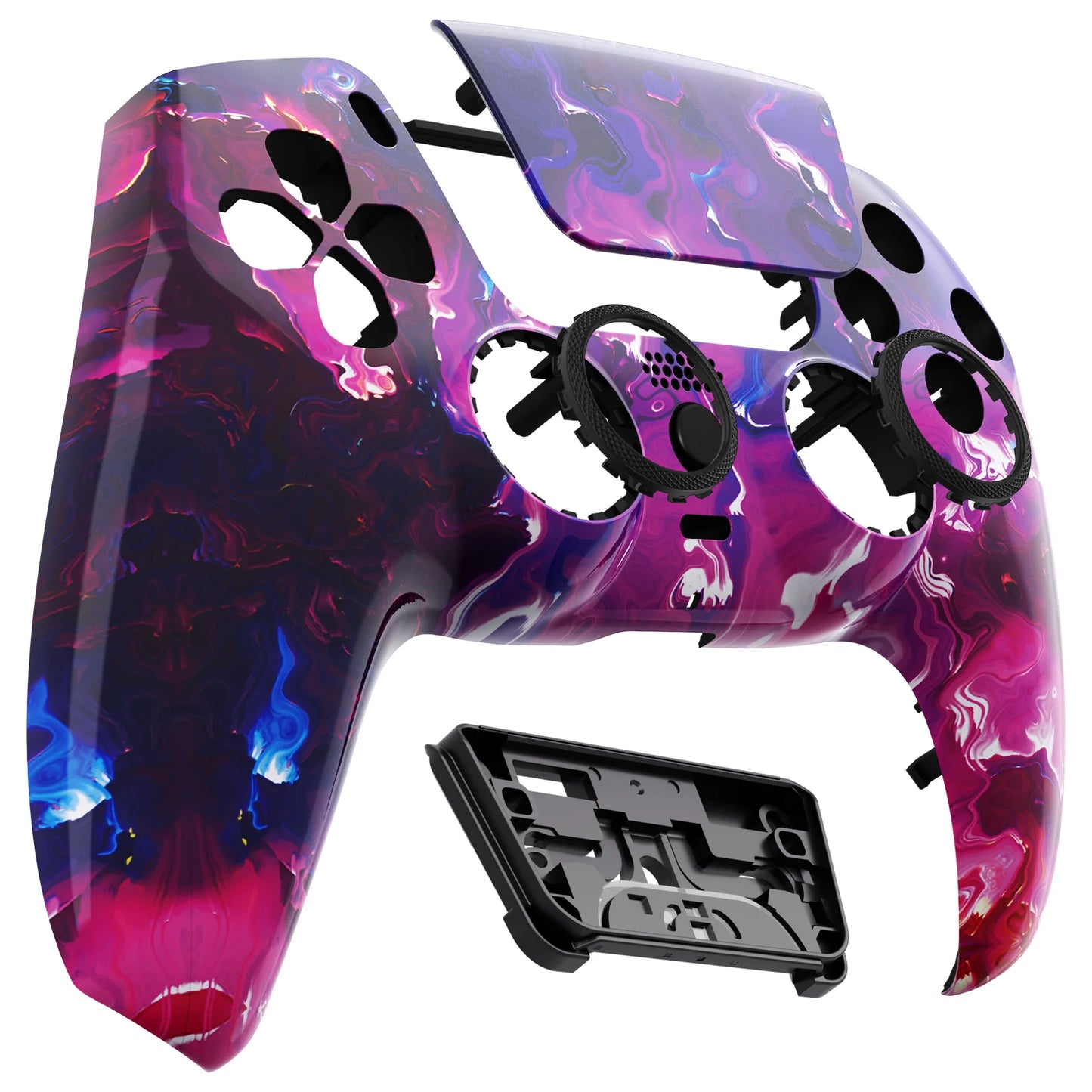 eXtremeRate LUNA Redesigned Replacement Front Shell Touchpad For ps5 Controller BDM-010/020/030/040/050