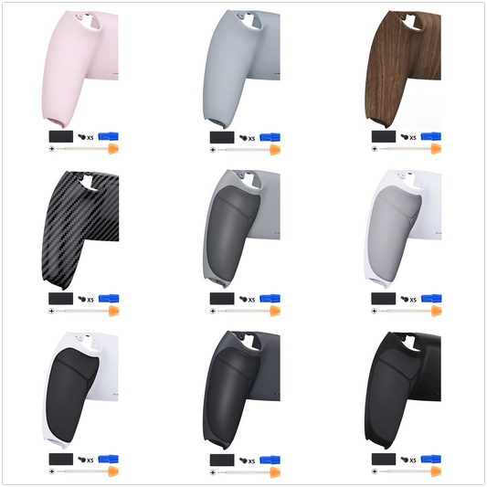 eXtremeRate Replacement Back Housing Bottom Shell Compatible with ps5 Controller BDM-010/020/030/040/050