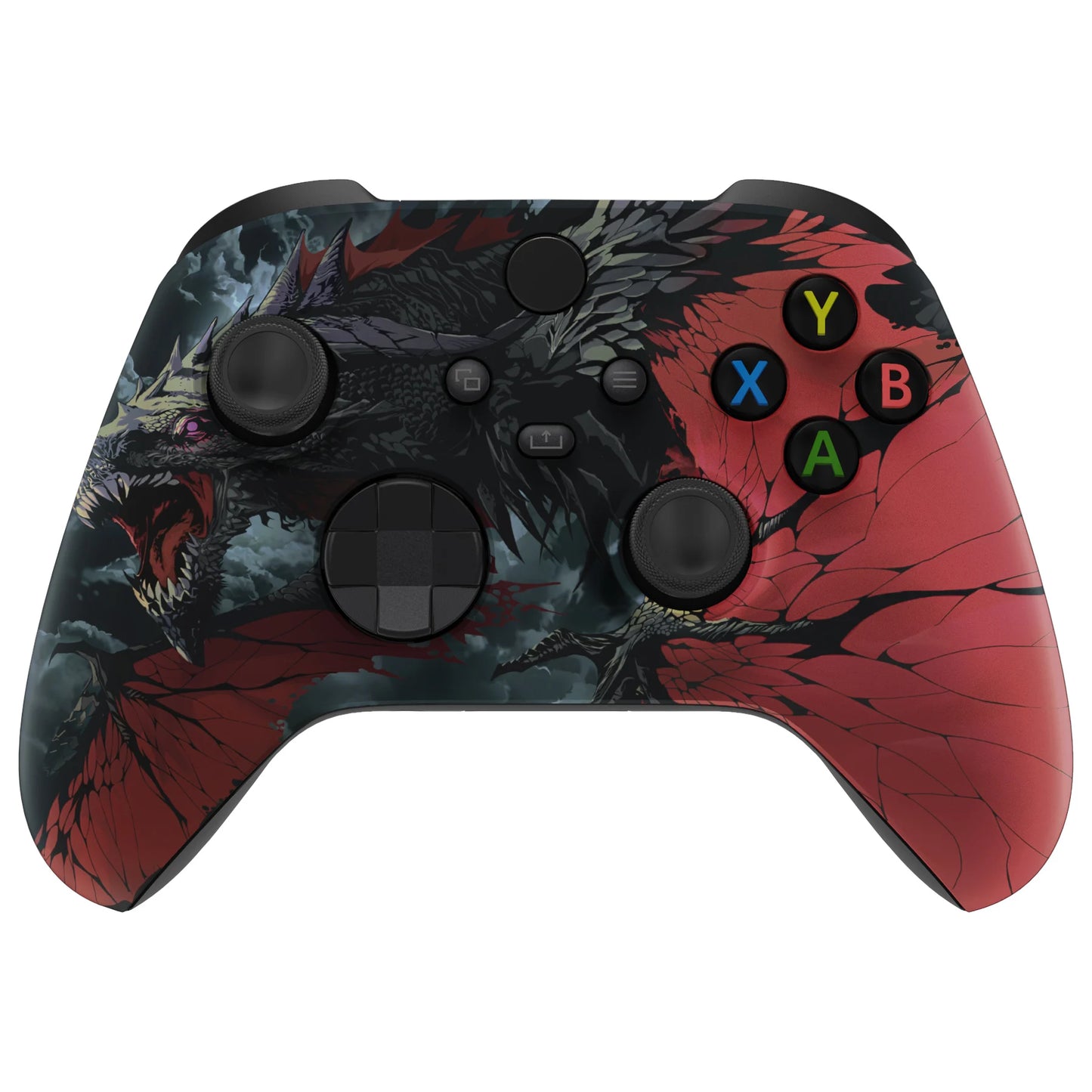 eXtremeRate Replacement Front Housing Shell for Xbox Series X & S Controller - Roaring Dragon