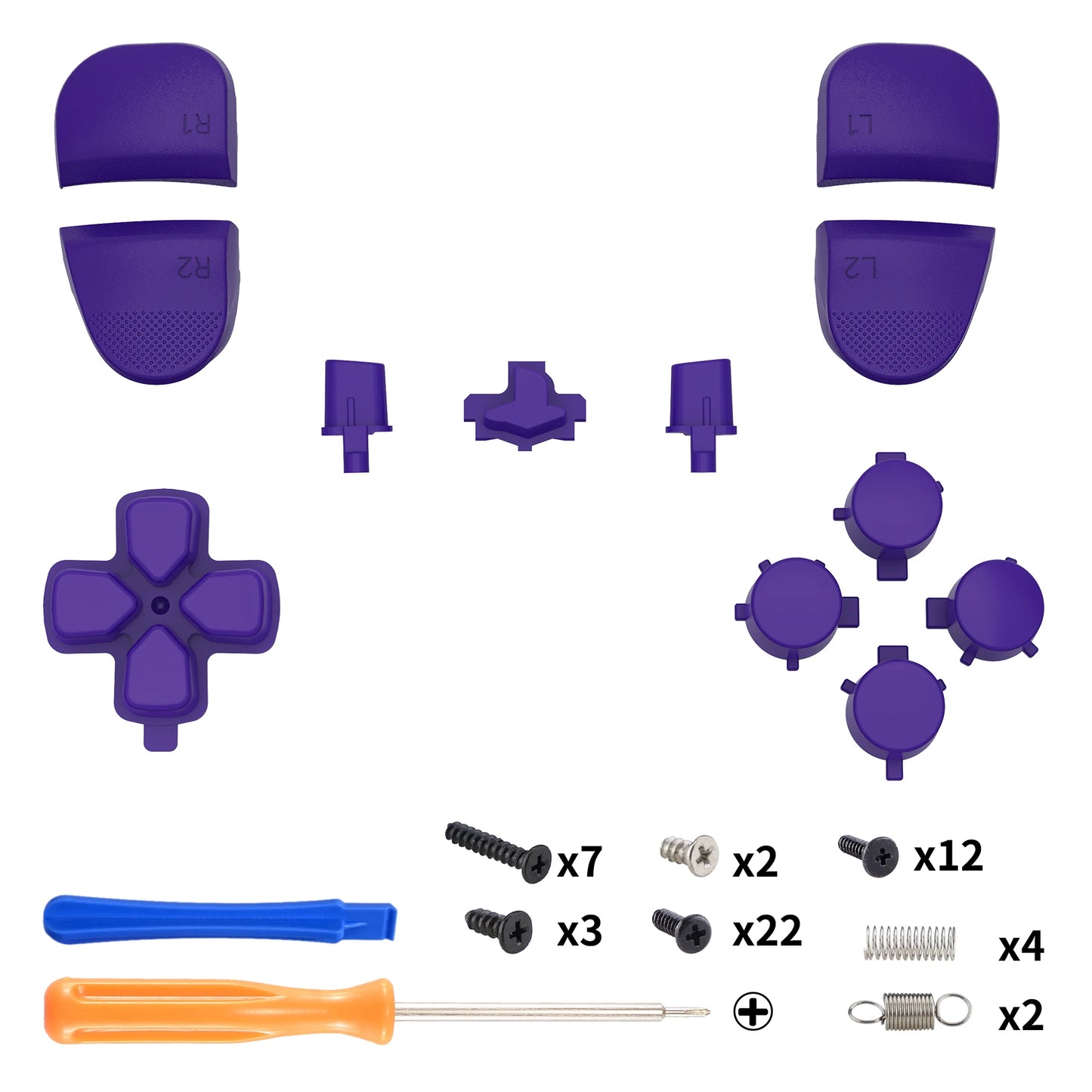 eXtremeRate Replacement Full Set Buttons for ps5 Edge Controller