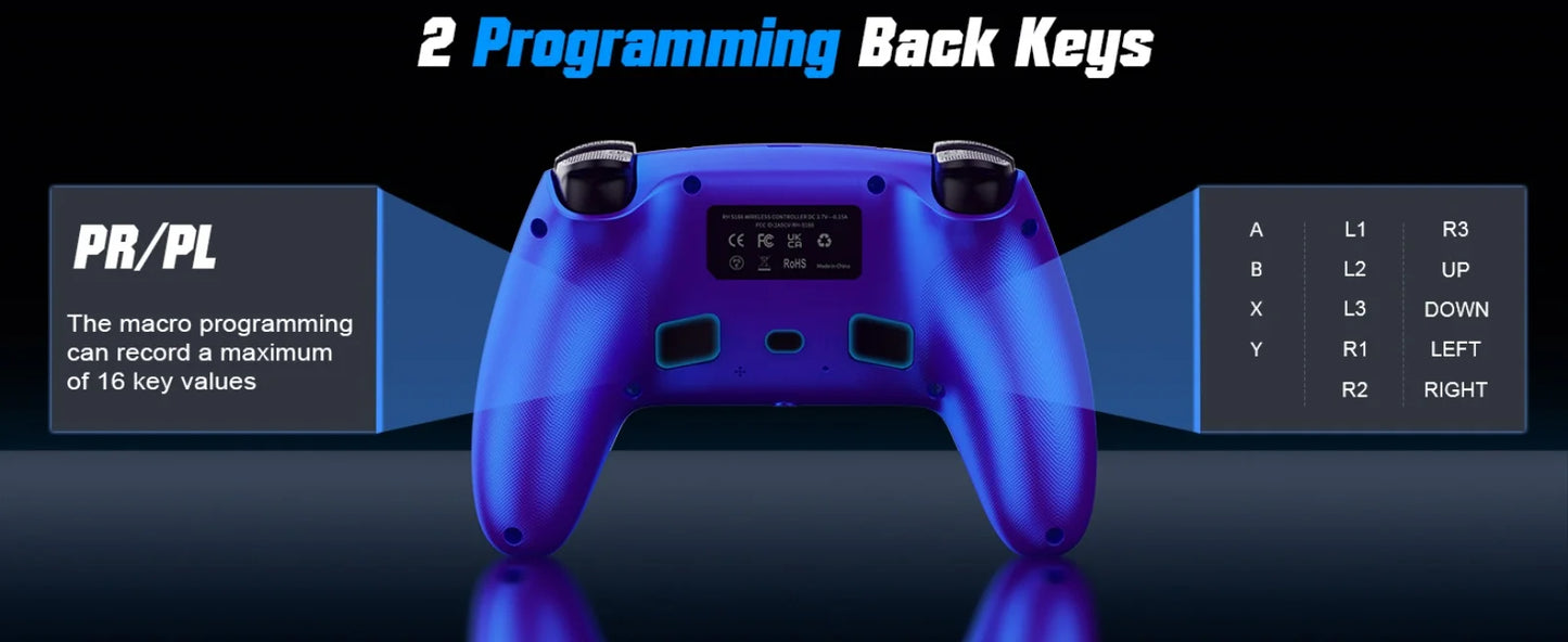 GAMROMBO Wireless Gaming Controller for PS5/PC