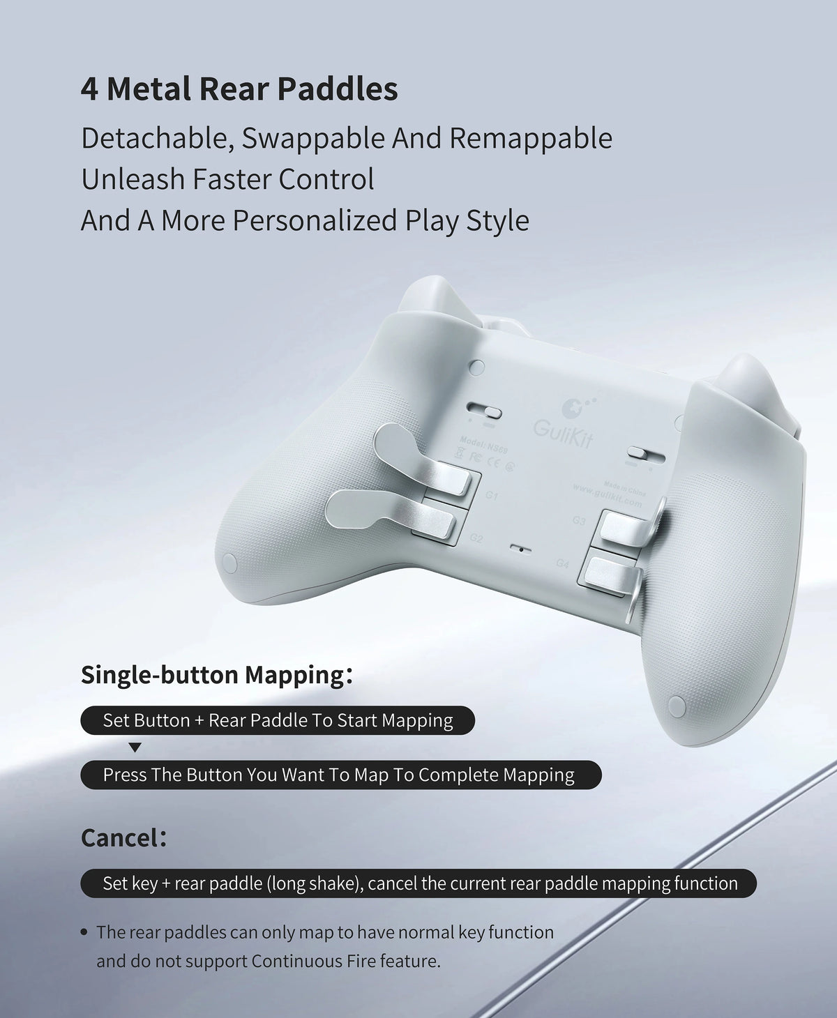 GuliKit TT Max Wireless Gaming Controller For PC/Steam/Switch 1&2/Android/iOS