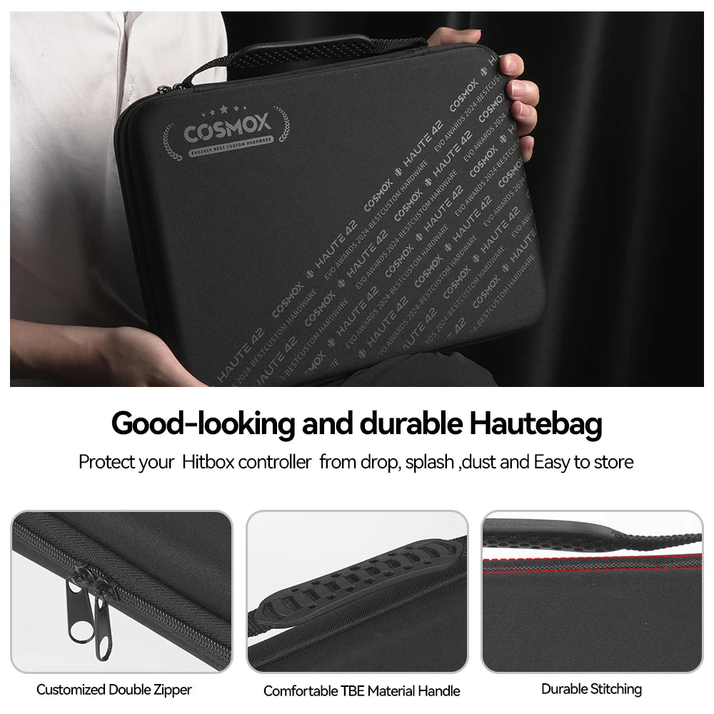 Haute42 Protective Carrying Bag Case For Hitbox Leverless Controller Storage Bag
