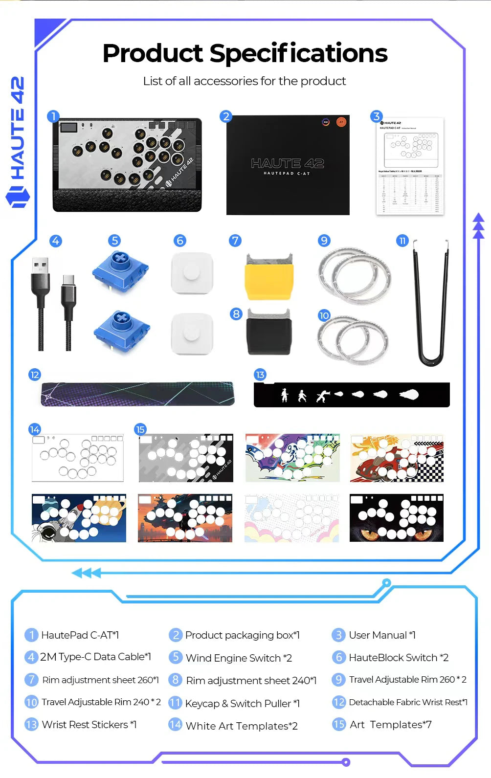 Haute42 Magnetic C-AT Leverless Controller For PC/PS5/PS4
