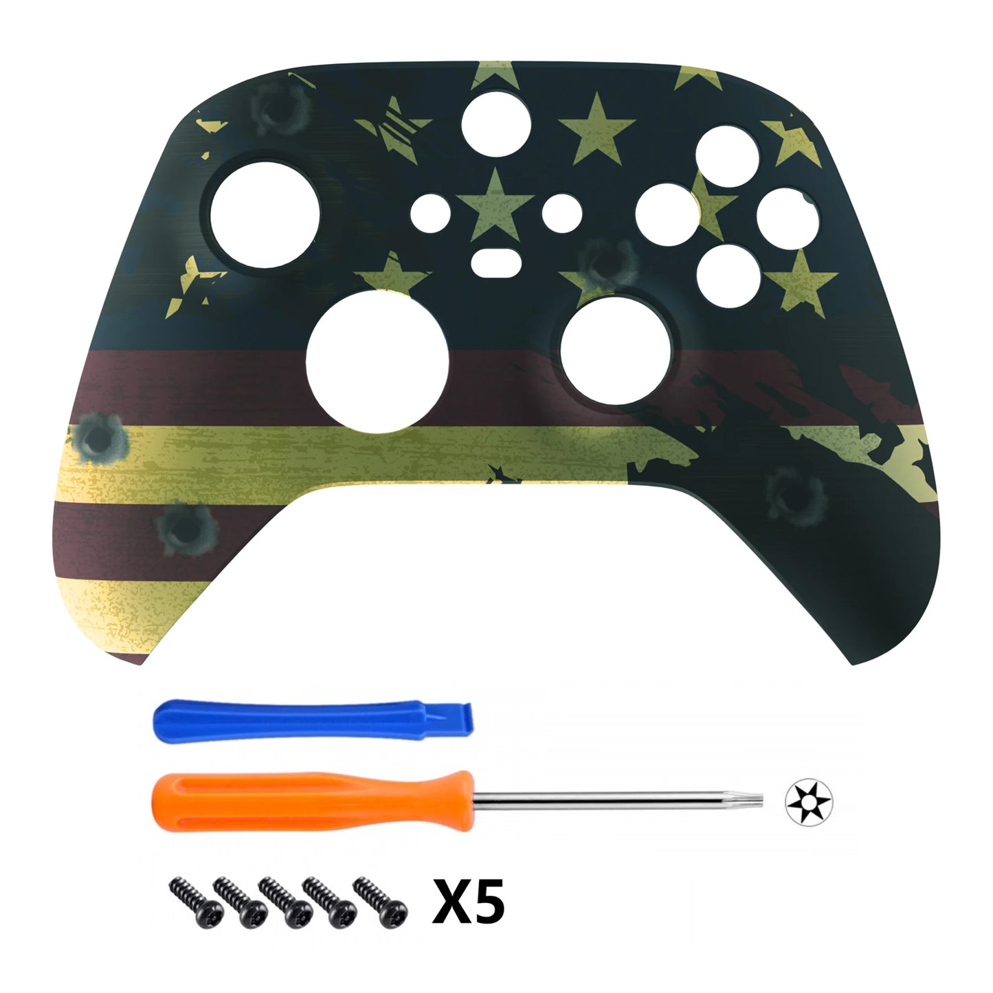 eXtremeRate Replacement Front Housing Shell Custom Cover Faceplate for Xbox Core Wireless ( Xbox Series X/S ) Controller