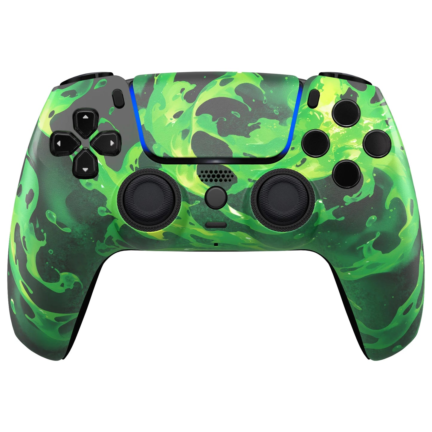 eXtremeRate LUNA Redesigned Replacement Front Shell Touchpad Compatible with ps5 Controller BDM-010/020/030/040/050
