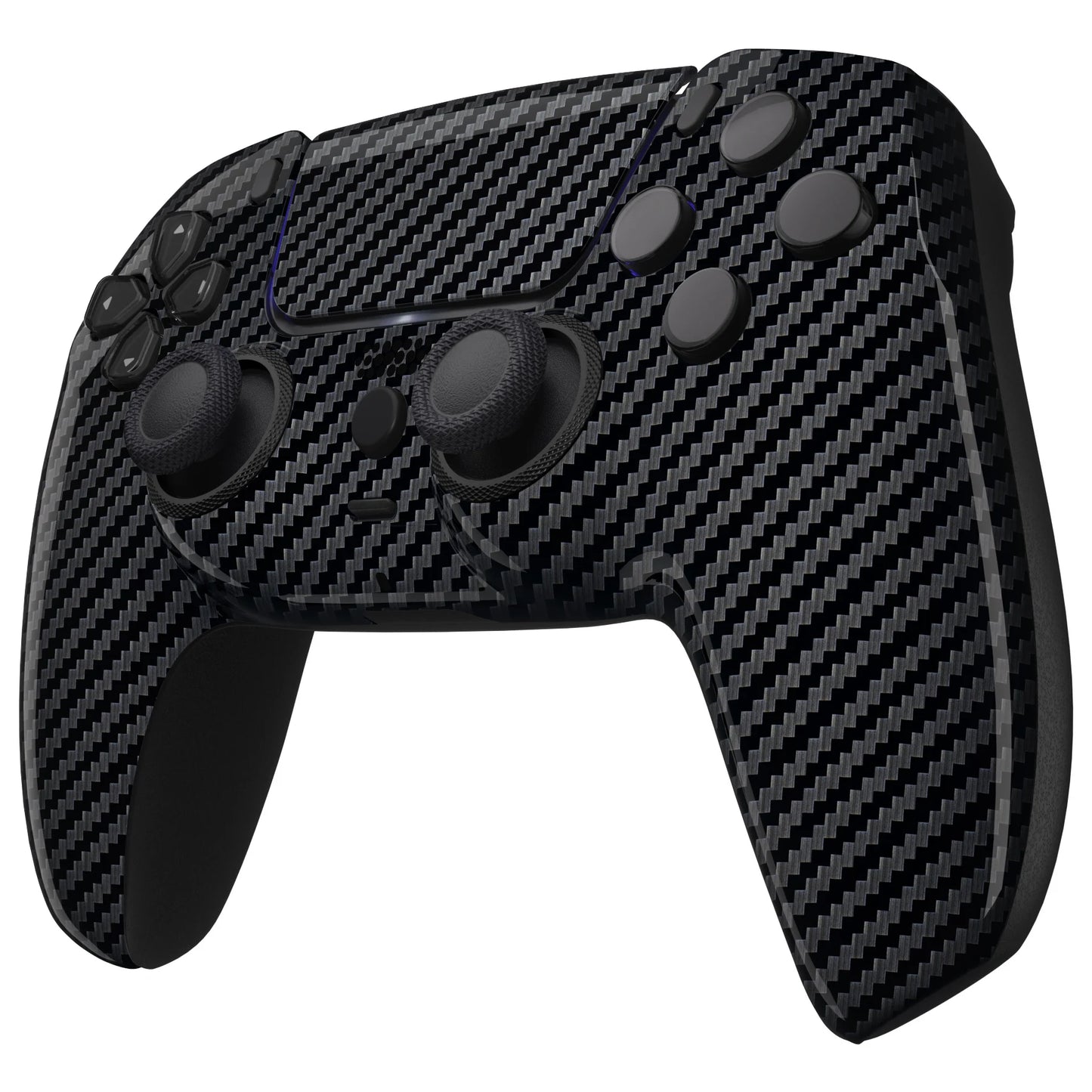 eXtremeRate LUNA Redesigned Shell Touchpad for ps5 Controller BDM-010/020/030/040/050 - Graphite Carbon
