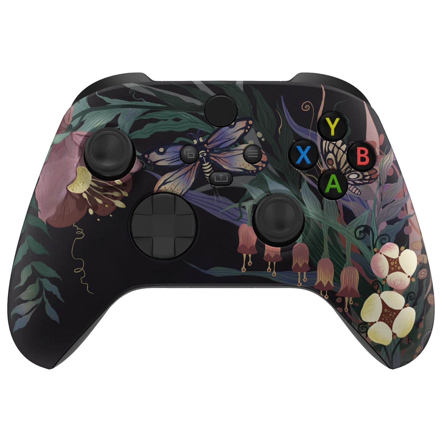 eXtremeRate Replacement Housing Shell Case for Xbox Series X/S (Xbox Core) Controller - Mysterious Garden