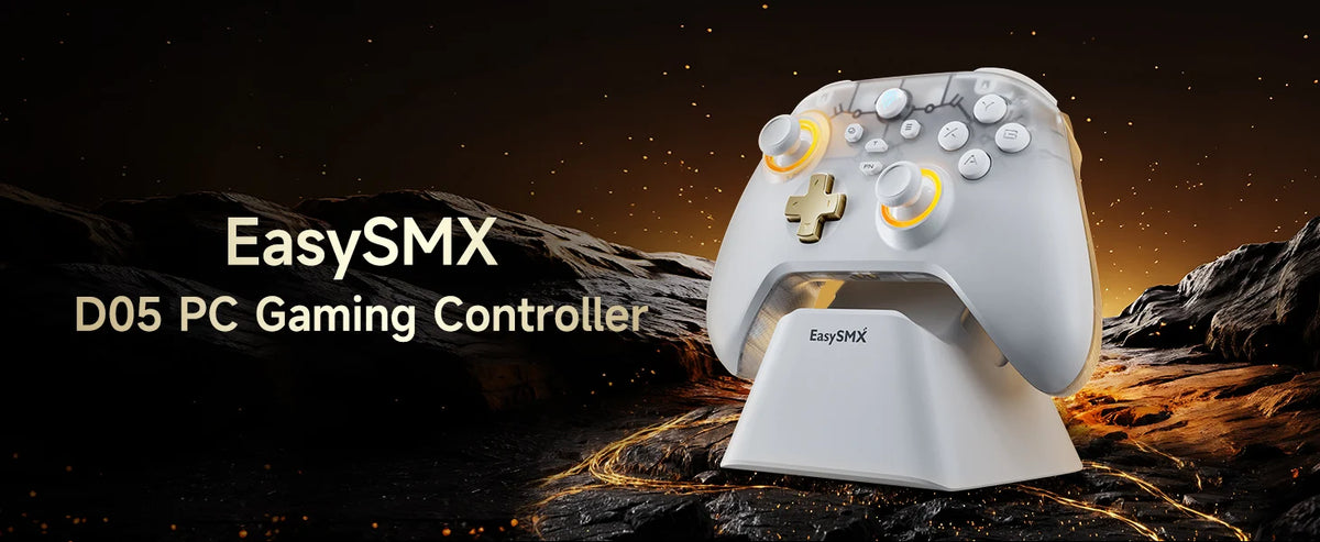 Easy SMX D05 Wireless Gaming Controller For PC/Switch/Android/iOS with Charging Dock