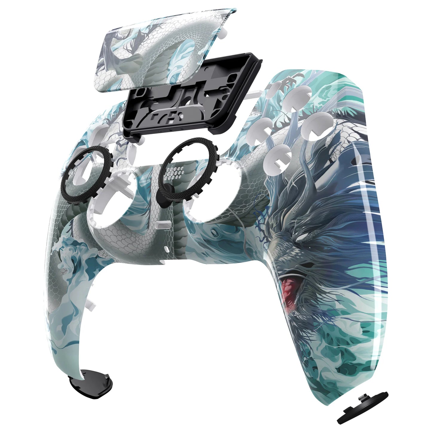 eXtremeRate LUNA Redesigned Replacement Front Shell Touchpad For ps5 Controller BDM-010/020/030/040/050