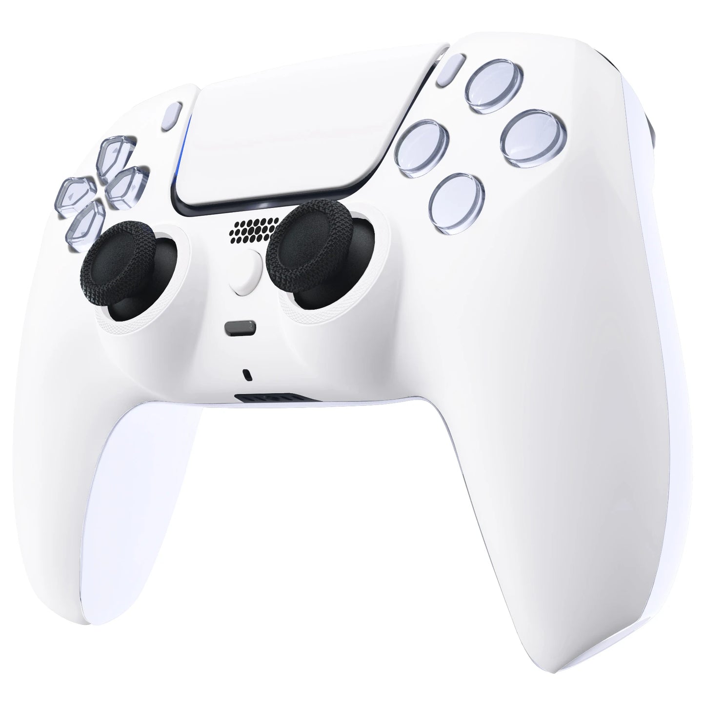 eXtremeRate LUNA Replacement Front Shell Touchpad for ps5 Controller BDM-010/020/030/040/050 - Black/White