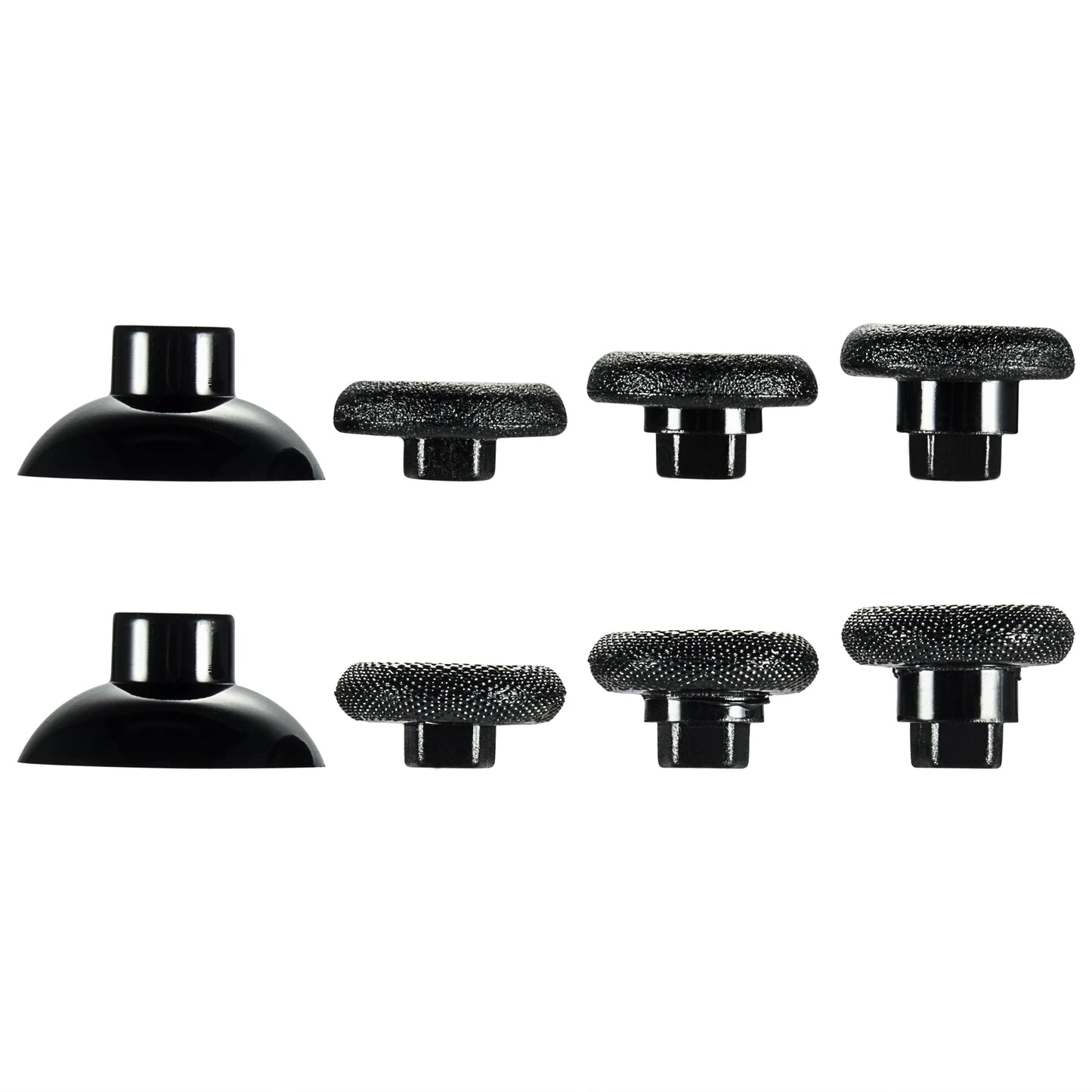 eXtremeRate Black Removable Analog Sticks Thumbsticks Swap for Xbox One Elite for PS4 Controller