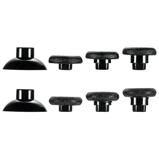 eXtremeRate Black Removable Analog Sticks Thumbsticks Swap for Xbox One Elite for PS4 Controller