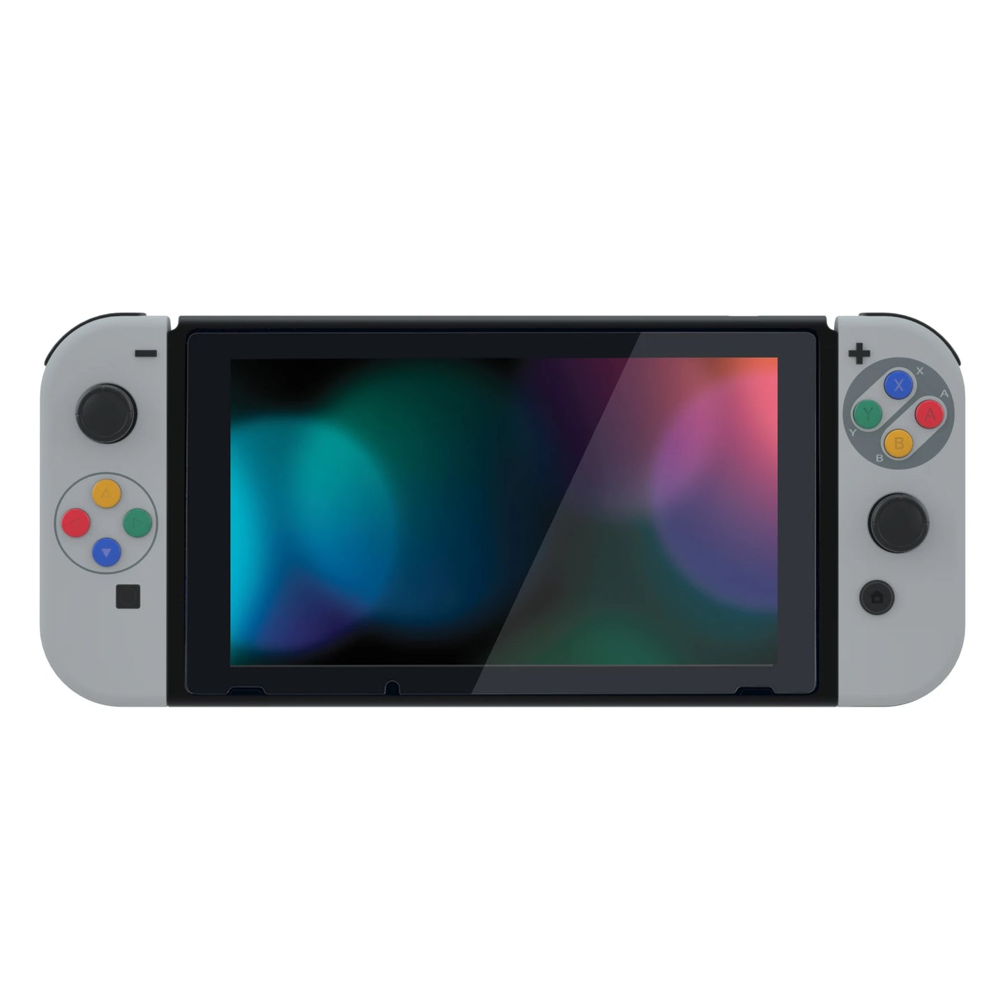 eXtremeRate Custom Patterned Console Back Plate Housing Shell with Full Set Buttons for Nintendo Switch