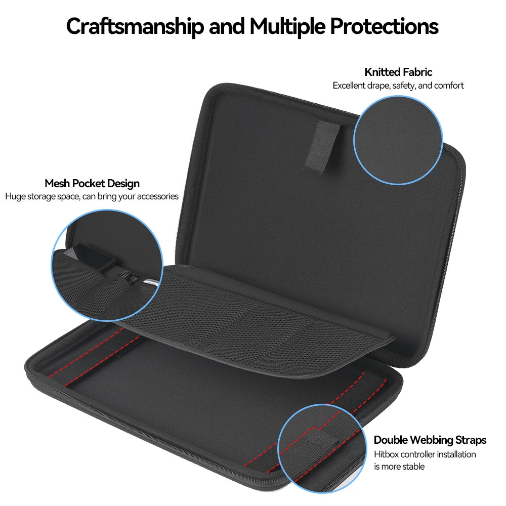 Haute42 Protective Carrying Bag Case For Hitbox Leverless Controller Storage Bag