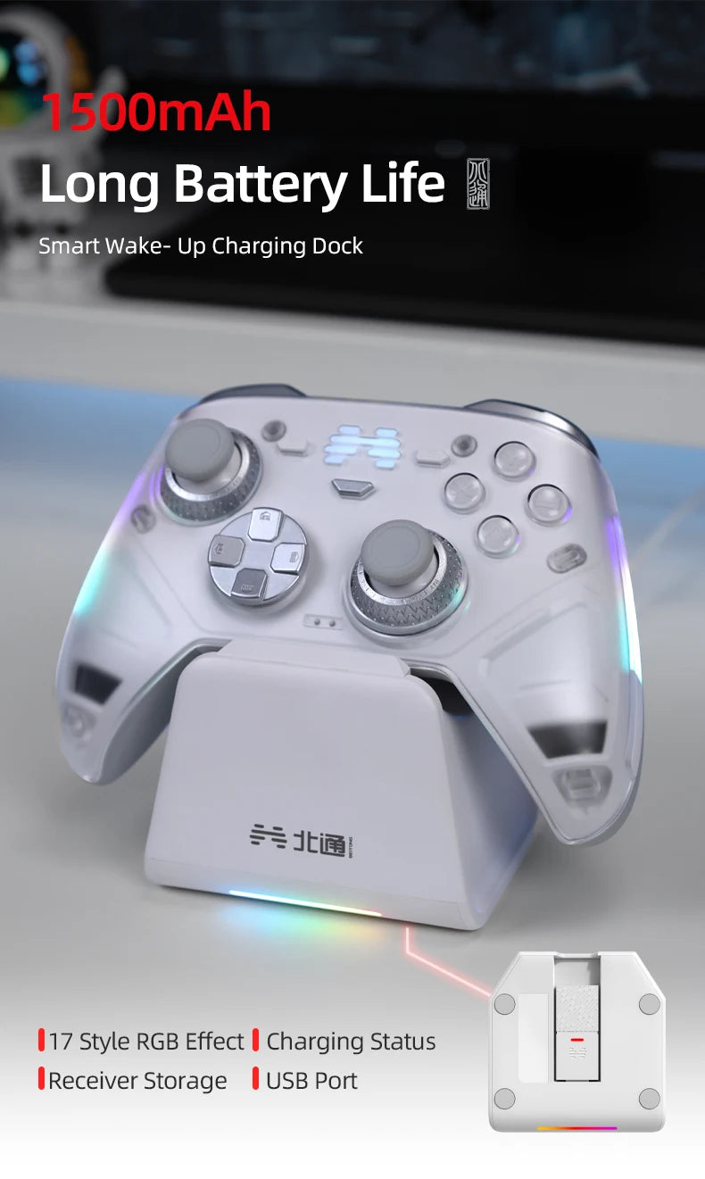 Beitong KP70 Elite: AI-Enhanced Wireless Gaming Controller  for PC/Switch 1&2/Android