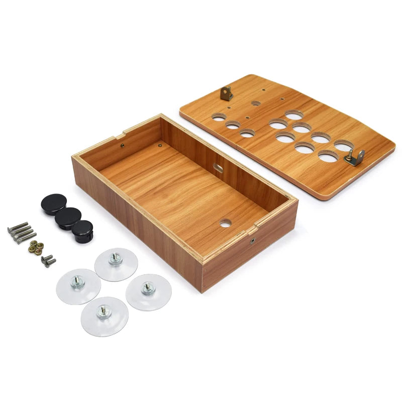 Empty Wood/Metal Box for Arcade Joystick/Lever DIY Kit