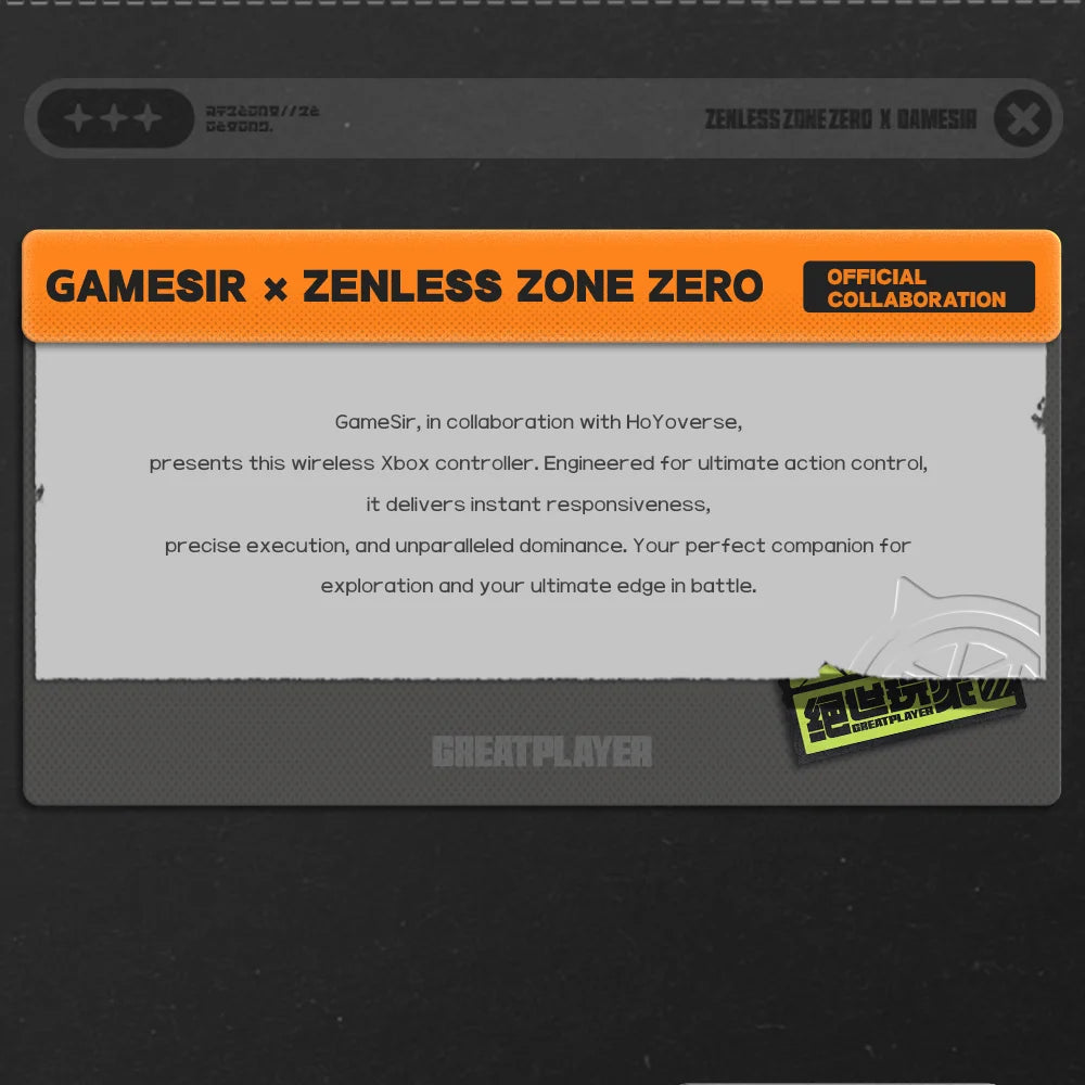 GameSir G7 Pro Zenless Zone Zero Wireless Gaming Controller for PC/Xbox