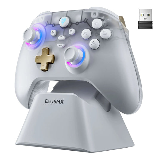 Easy SMX D05 Wireless Gaming Controller For PC/Switch/Android/iOS with Charging Dock