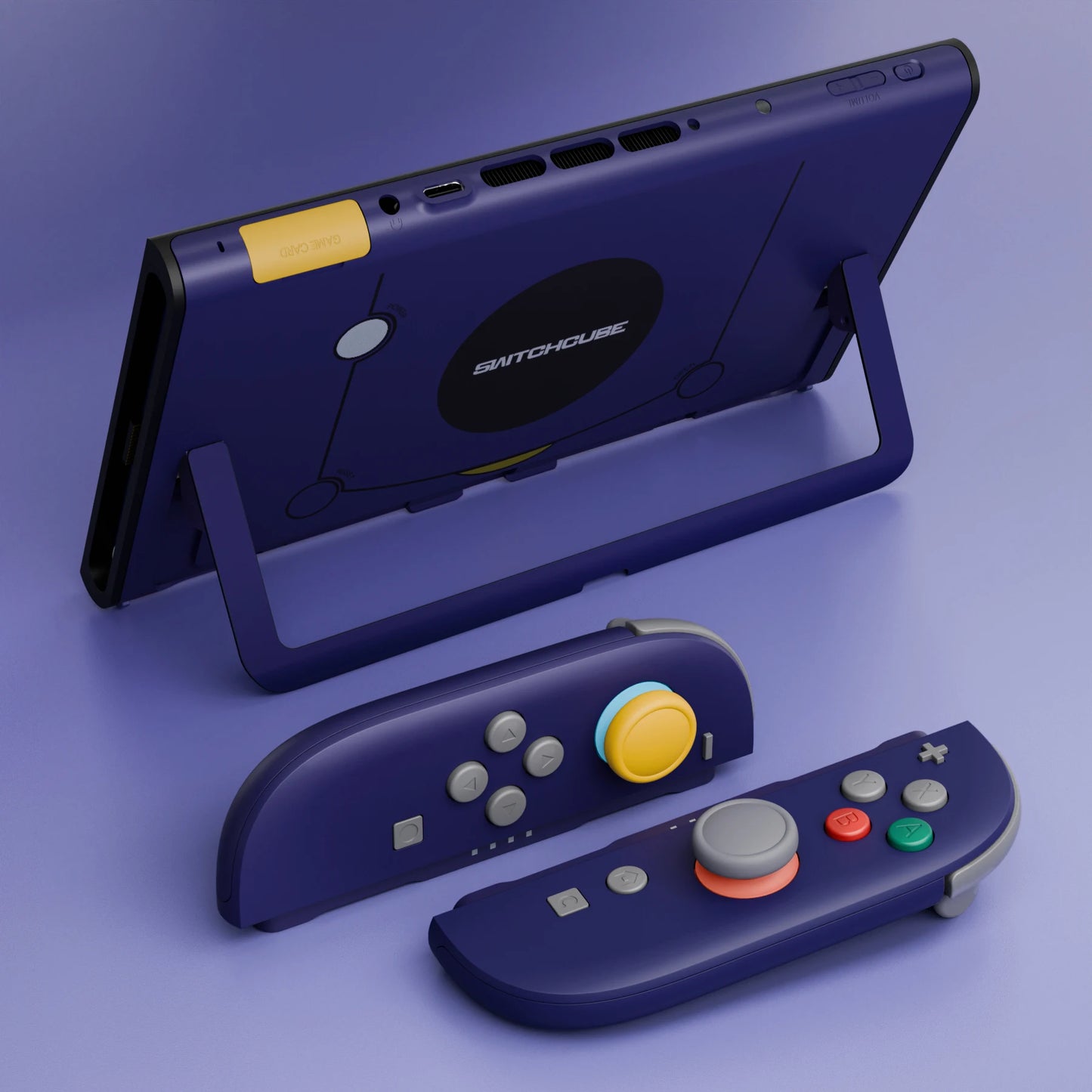 eXtremeRate Full Set Housing w/Buttons for Joycon 2, Replacement Shell Buttons for Nintendo Switch 2 - Classic SwitchCube Style