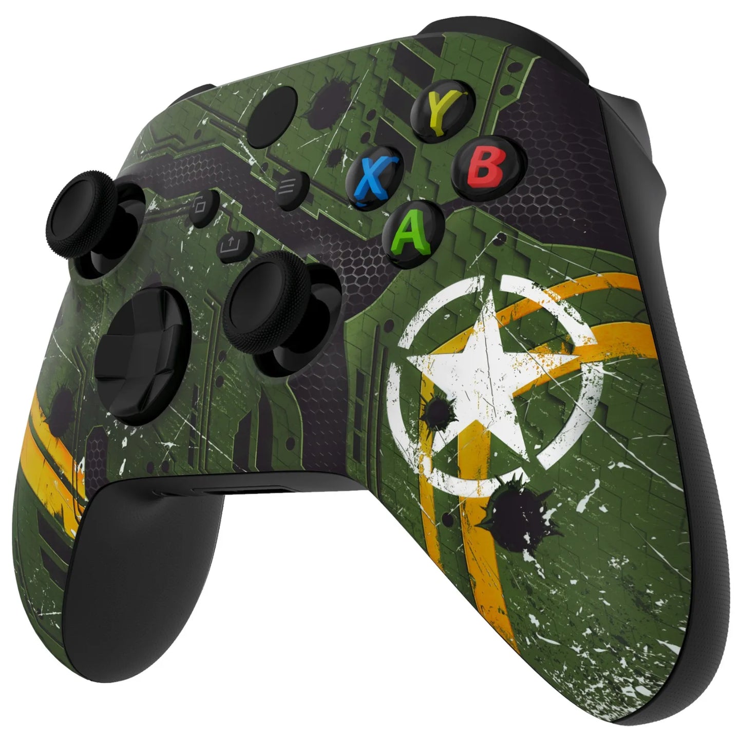eXtremeRate Replacement Front Housing Shell for Xbox Series X & S Controller - Army Mecha