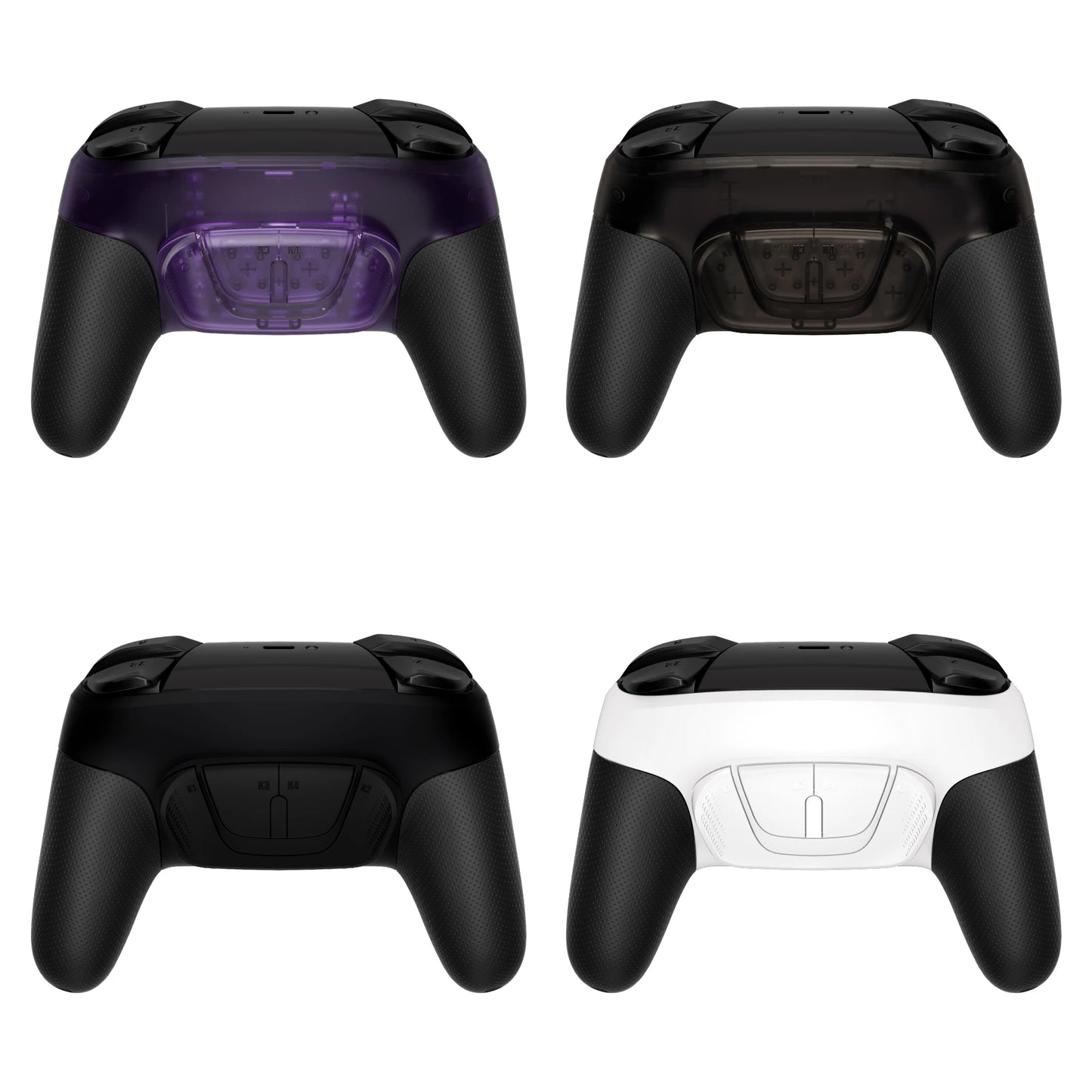 eXtremeRate Programable RISE4 Remap Kit for Nintendo Switch Pro Controller, Upgrade Board Back Shell & Back Buttons - 4 colors