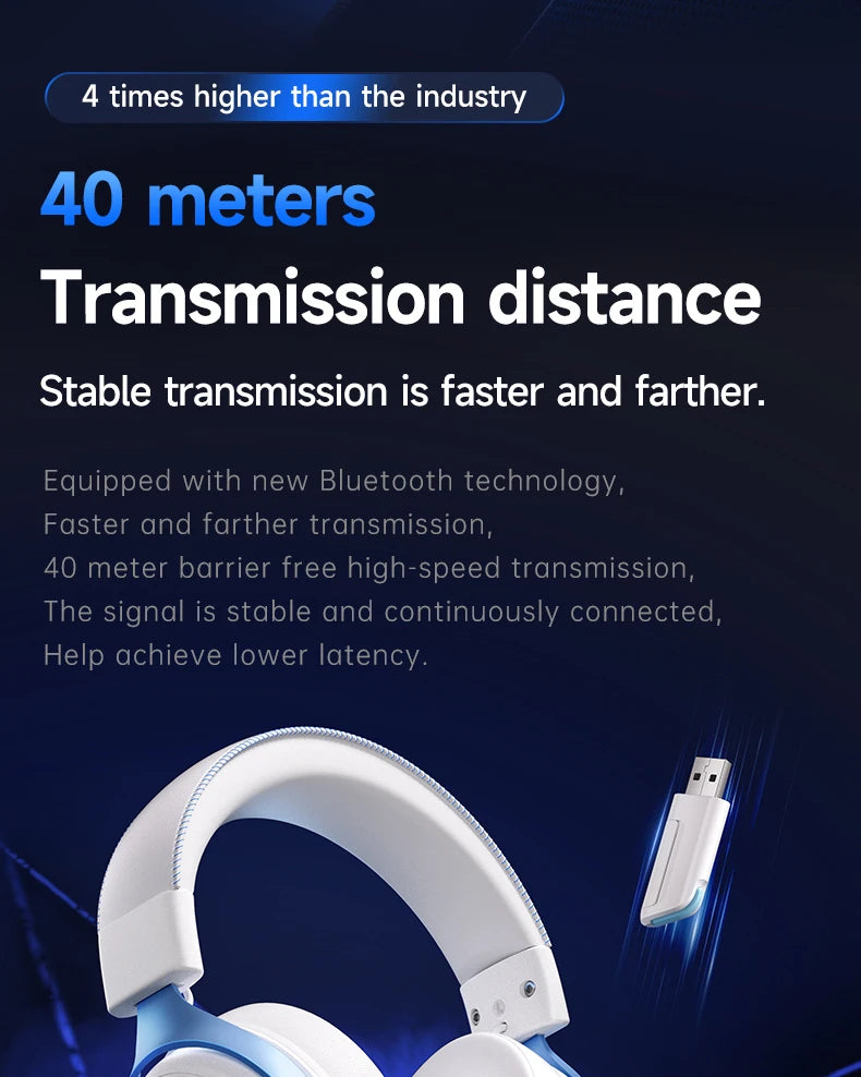 MCHOSE V9 Pro E-Sports Wireless Gaming Headset