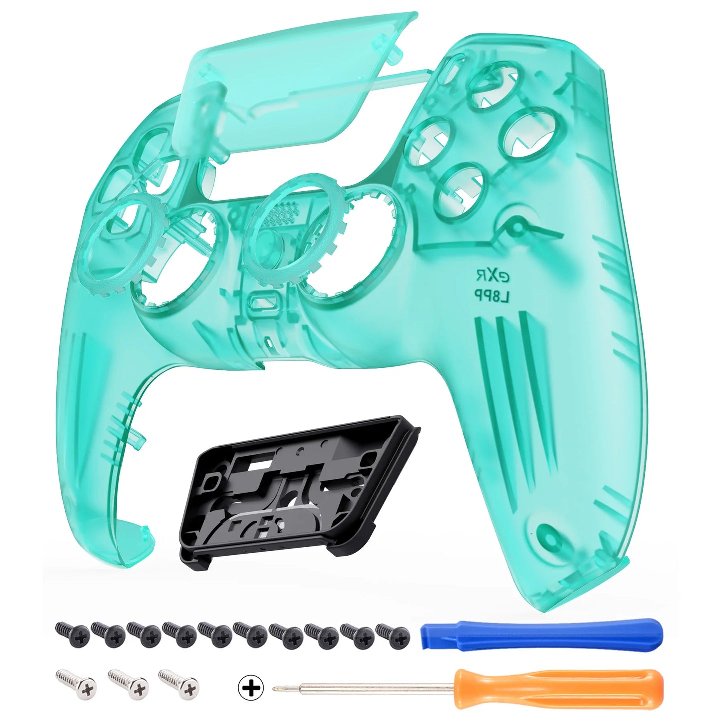 eXtremeRate LUNA Redesigned Replacement Front Shell Touchpad Compatible with ps5 Controller BDM-010/020/030/040/050