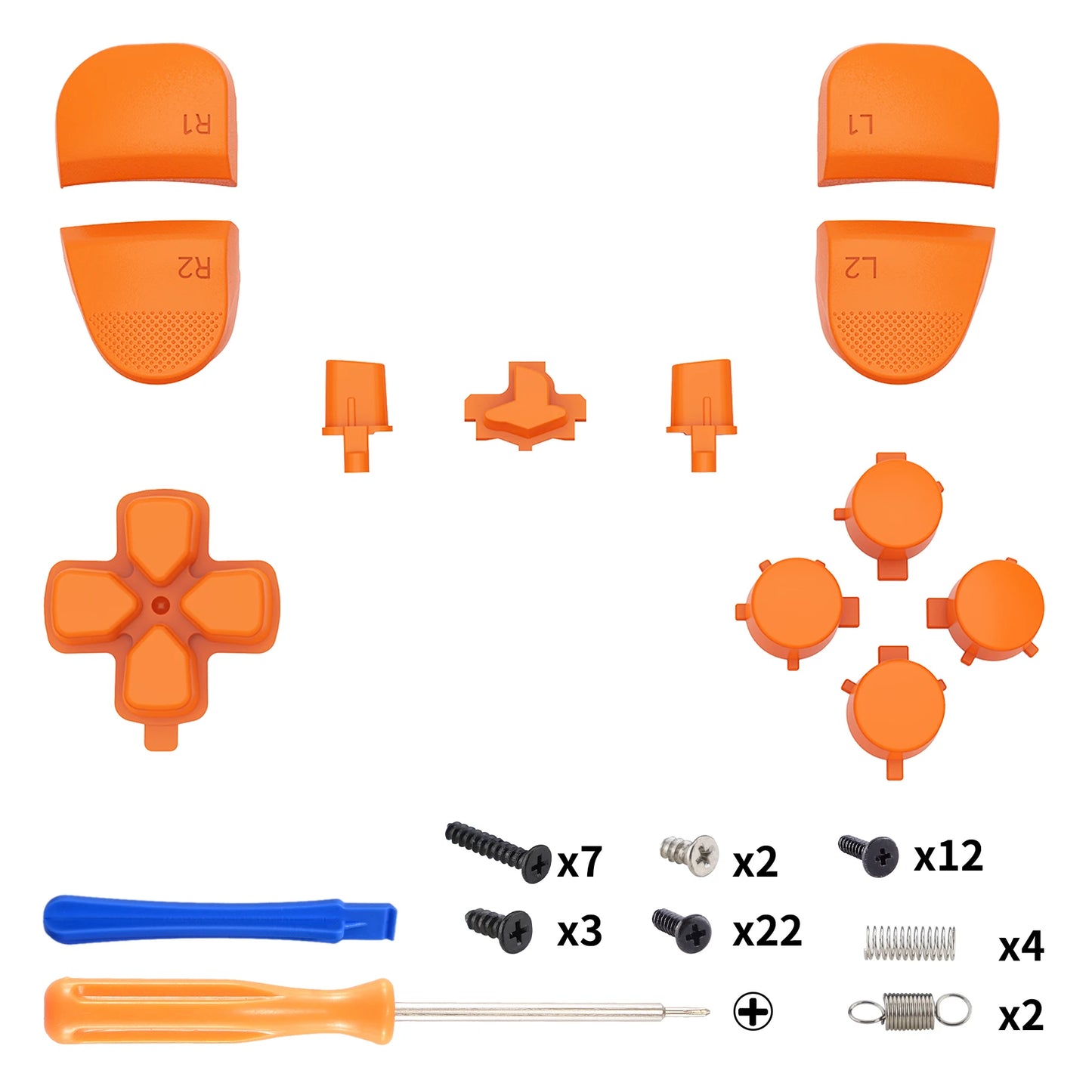 eXtremeRate Replacement Full Set Buttons for ps5 Edge Controller