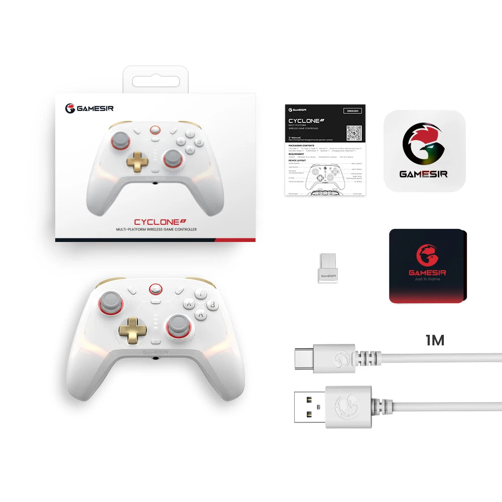 GameSir Cyclone 2 Wireless Gaming Controller for PC/Switch/iOS/Android
