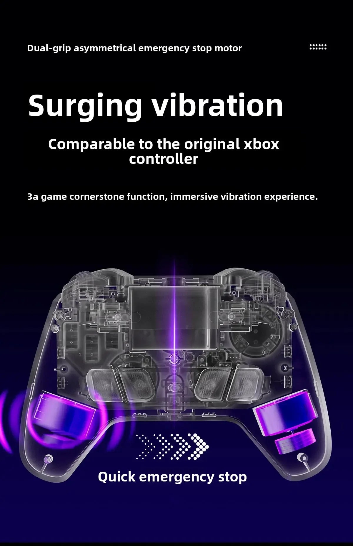 LeadJoy Xeno Plus Game Controller Wireless Toggle Switch2 Hall-Effect Linear Trigger E-sports Performance