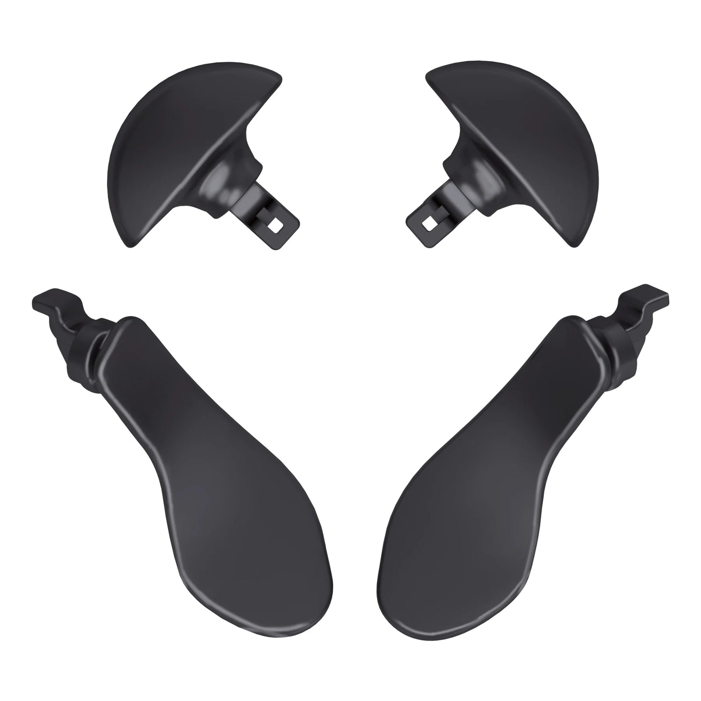 eXtremeRate Back Paddles for ps5 Edge Controller, Replacement Interchangeable 4PCS Metal Back Buttons