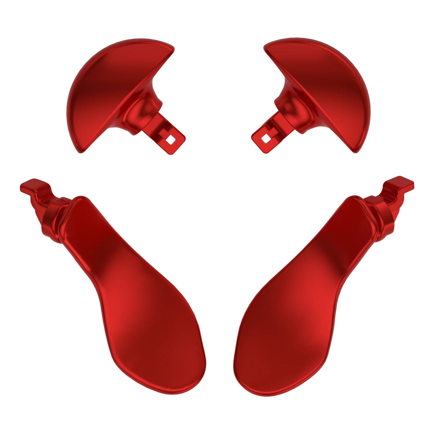 eXtremeRate Back Paddles for ps5 Edge Controller, Replacement Interchangeable 4PCS Metal Back Buttons