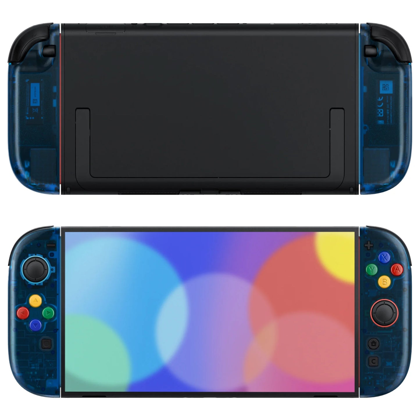 eXtremeRate for Joycon 2 DIY Replacement Shell Buttons, Case & Decorative Strips & Tools for Nintendo Switch 2 - Essence Version