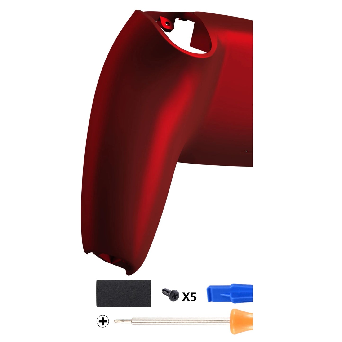 eXtremeRate Replacement Back Housing Bottom Shell Compatible with ps5 Controller BDM-010/020/030/040/050
