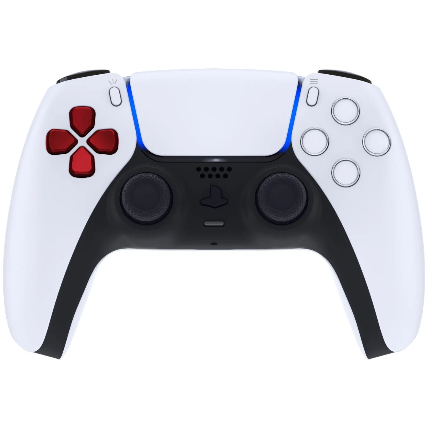 eXtremeRate Dpad Buttons for ps5/ ps5 EDGE, for ps4 All Model Controllers - Scarlet Red