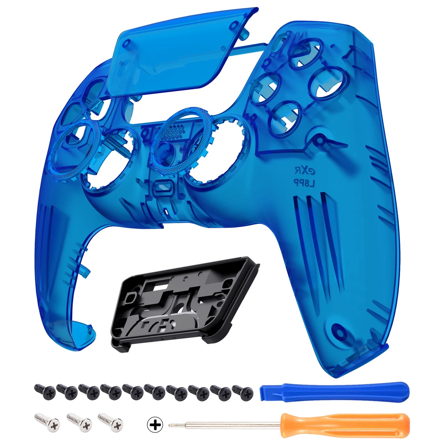 eXtremeRate LUNA Redesigned Replacement Front Shell Touchpad Compatible with ps5 Controller BDM-010/020/030/040/050