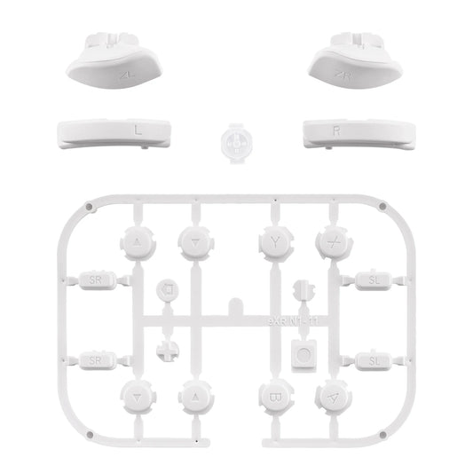 eXtremeRate Full Set Buttons with Tools for NS Switch JoyCon & Switch OLED Joycon - White