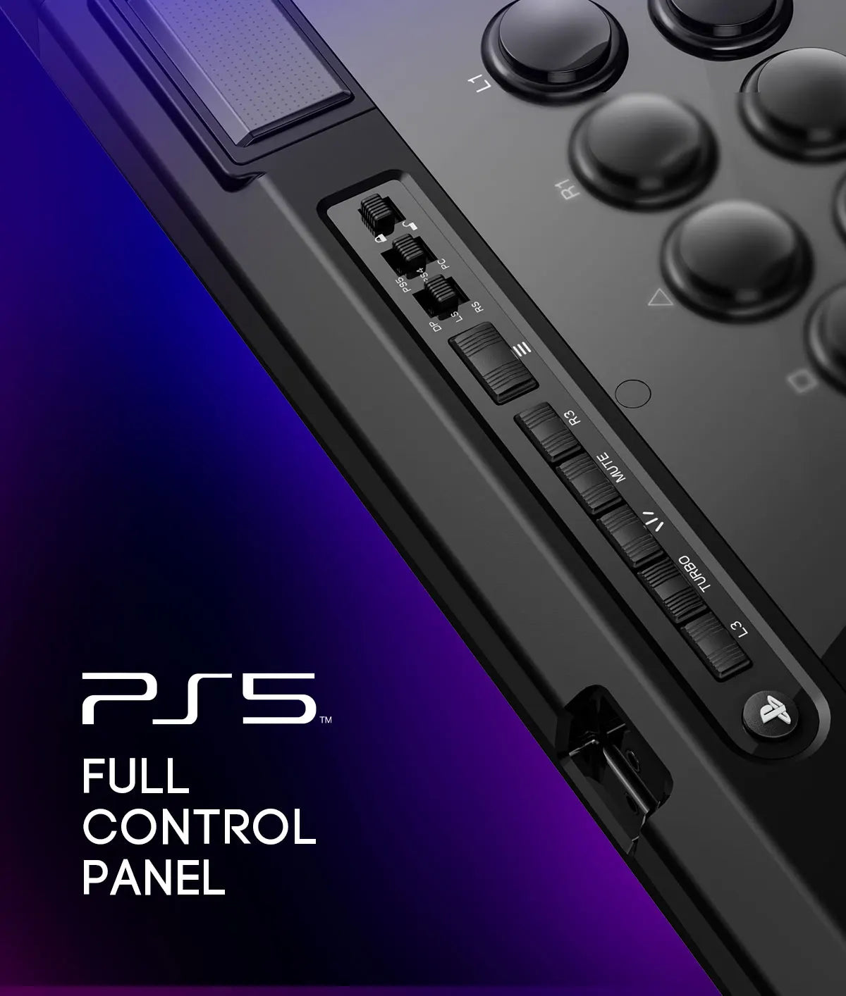 QANBA Q7 Obsidian 2 Arcade Fighting Stick for PC/PS5/PS4