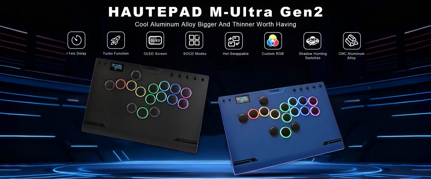 Haute42 X-Move Aluminium Alloy Leverless Controller For PC/PS5/PS4