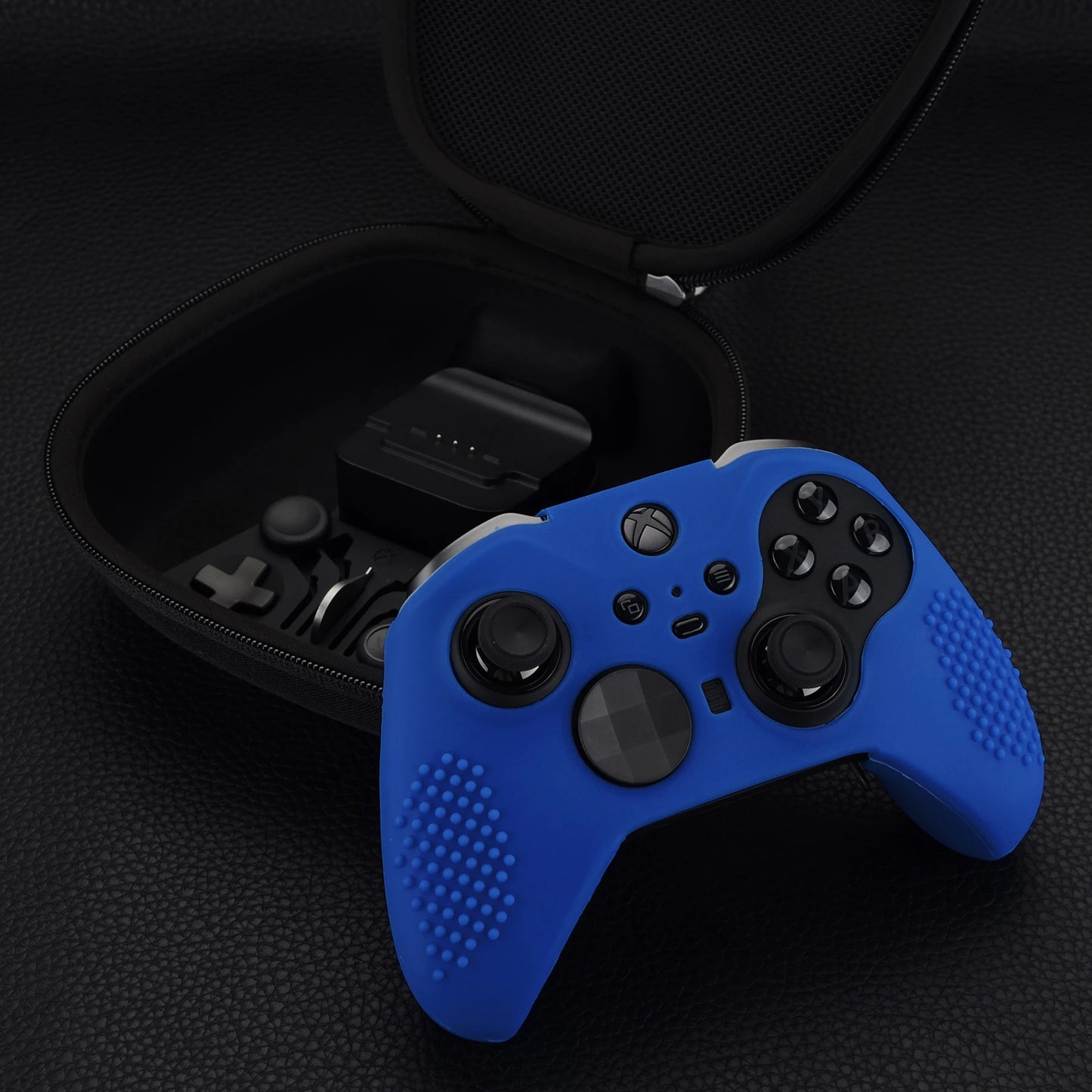 eXtremeRate Soft Anti-Slip Silicone Cover Skins Controller Protective Case for New Xbox One Elite Series 2