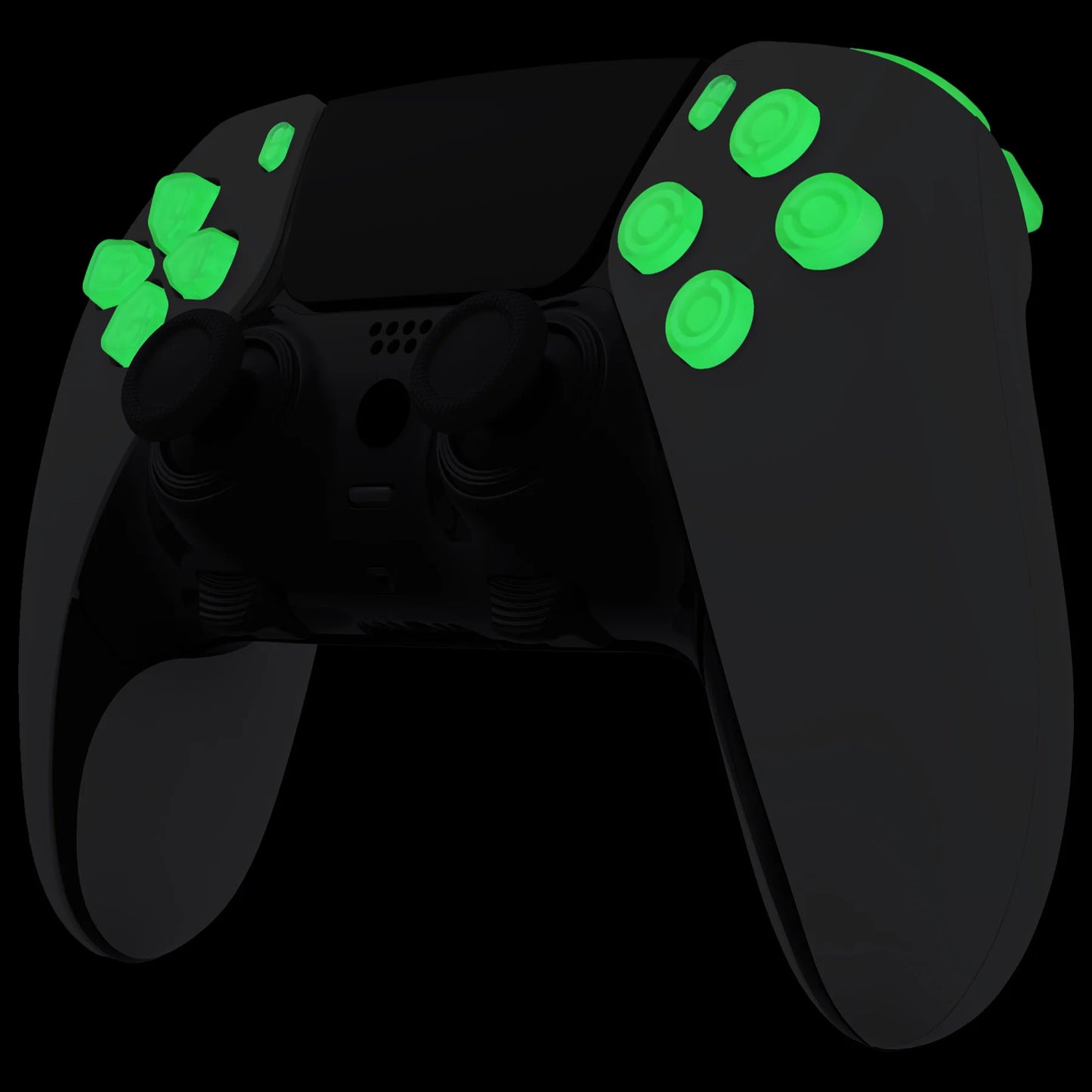 eXtremeRate Replacement Clear Full Set Buttons for ps5 Edge Controller